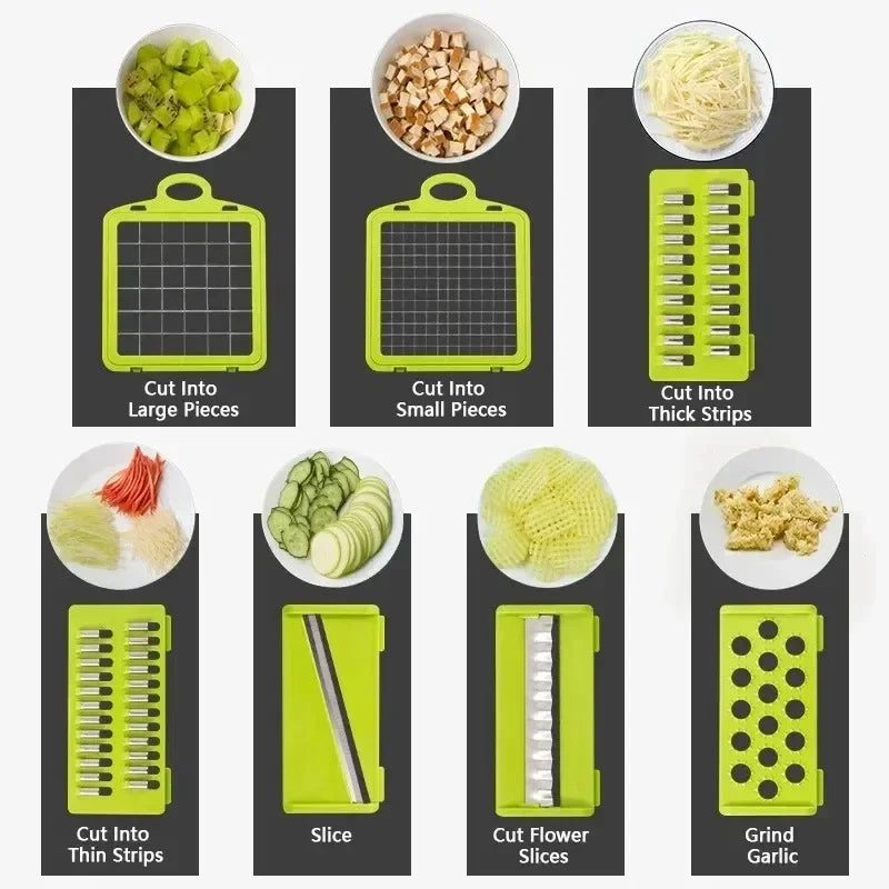 16-in-1 Multifunctional Vegetable Chopper